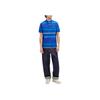 Polo Ralph Lauren Logo Embroidered Striped Straight Fit Short Sleeve Polo Shirt Men Tops Blue 710926410-001