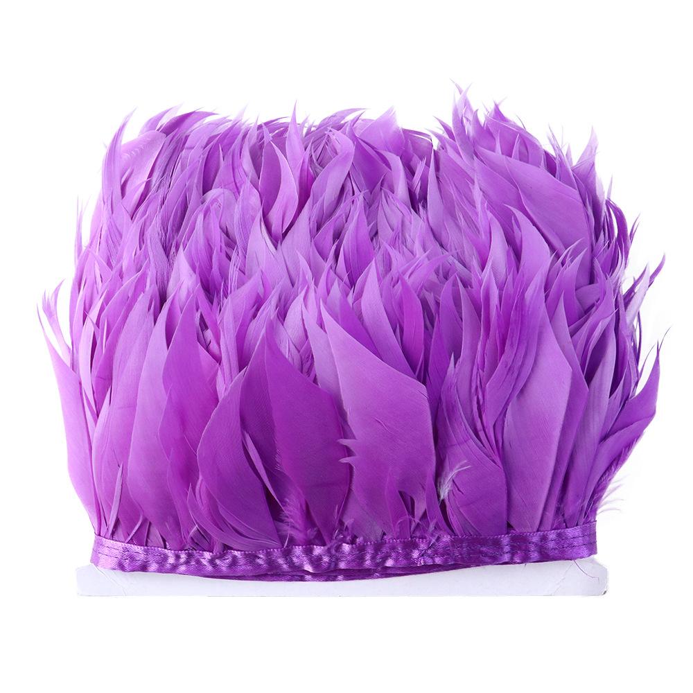 Goose Feather Tear Piece Clothing Accessories Material Color Goose Feather Skirt Cloth Belt DIY Stage Performance