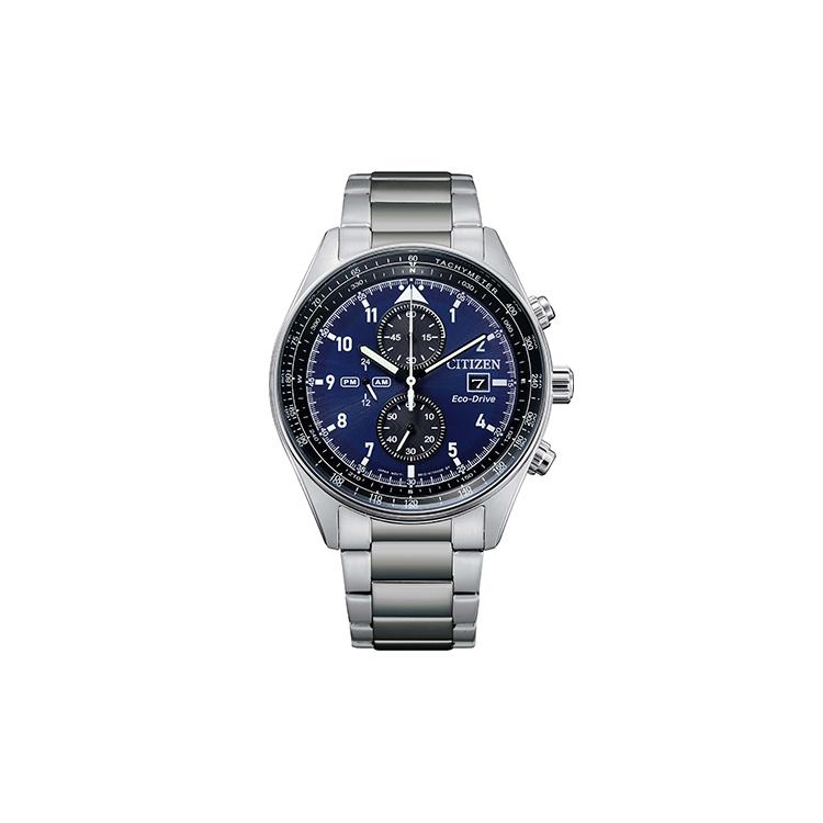 CITIZEN FUTURE FORCE Series Light Powered Quartz Movement Stainless Steel Strap Watch Men s Watches CA0770-81L Blue Dial