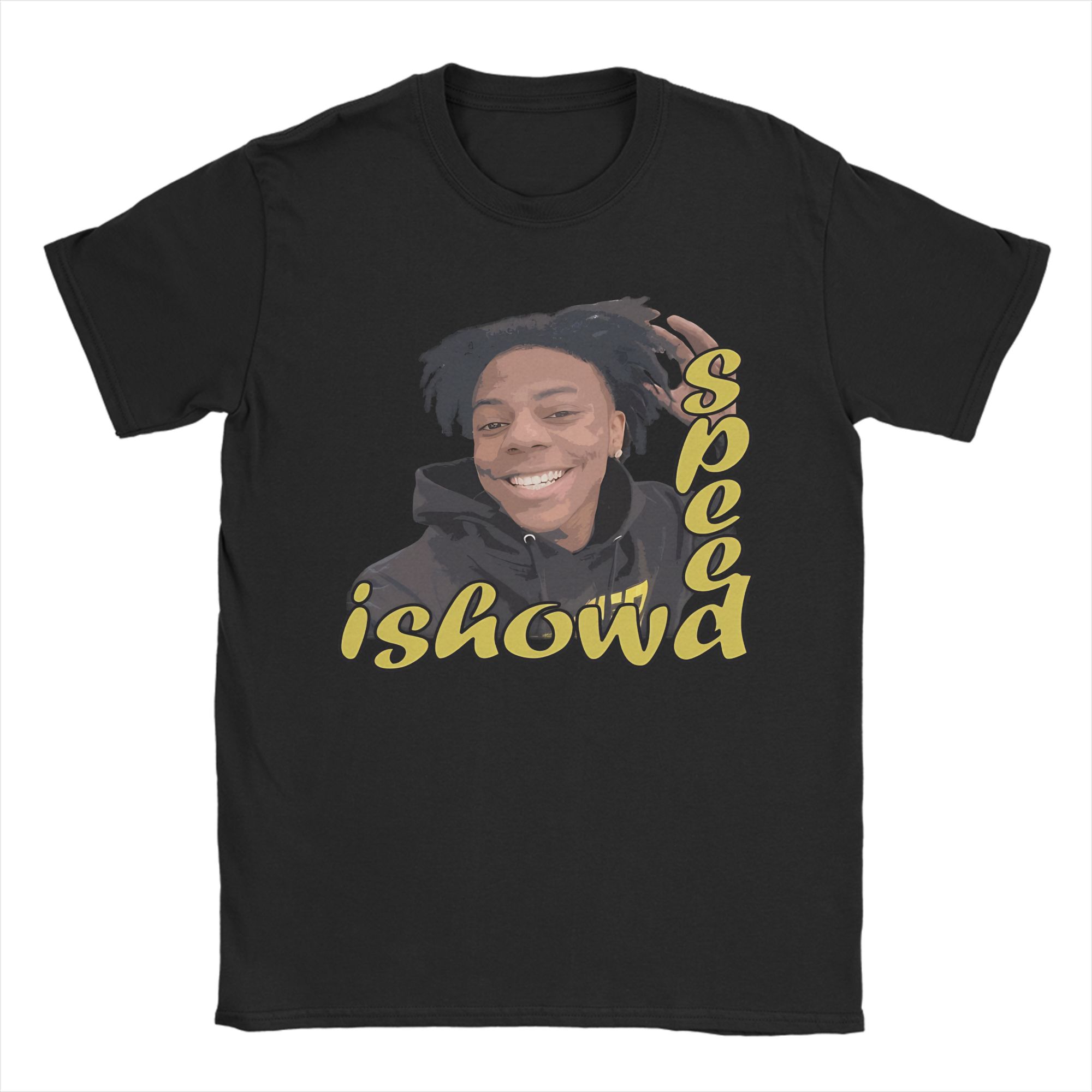 

Vintage T-Shirt Funny Ishowspeed YouTuber Cotton T-Shirts Novelty Tee Shirt for Adult Summer Y2K Funny Short Sleeve Clothes 5XL різнокольоровий