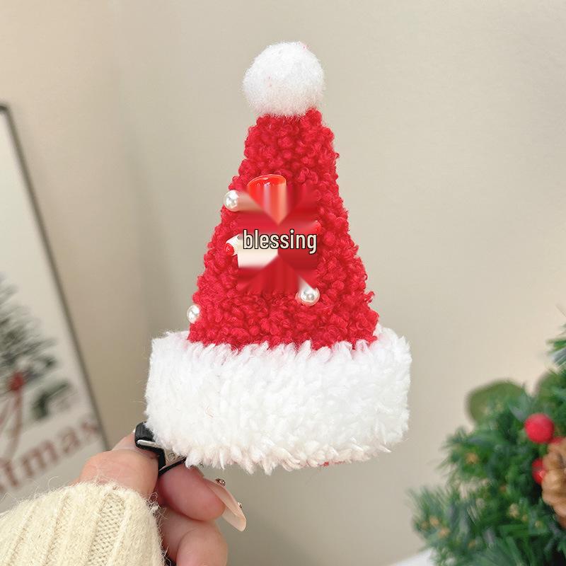 Christmas Red Bear Headband for Girls - Comfortable Party Accessory and Princess Decoration