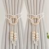 2 Stück Minimalistische Makramee-Vorhanghalter Boho-Stil Boho-Vorhanghalter Bauernhaus-Dekor