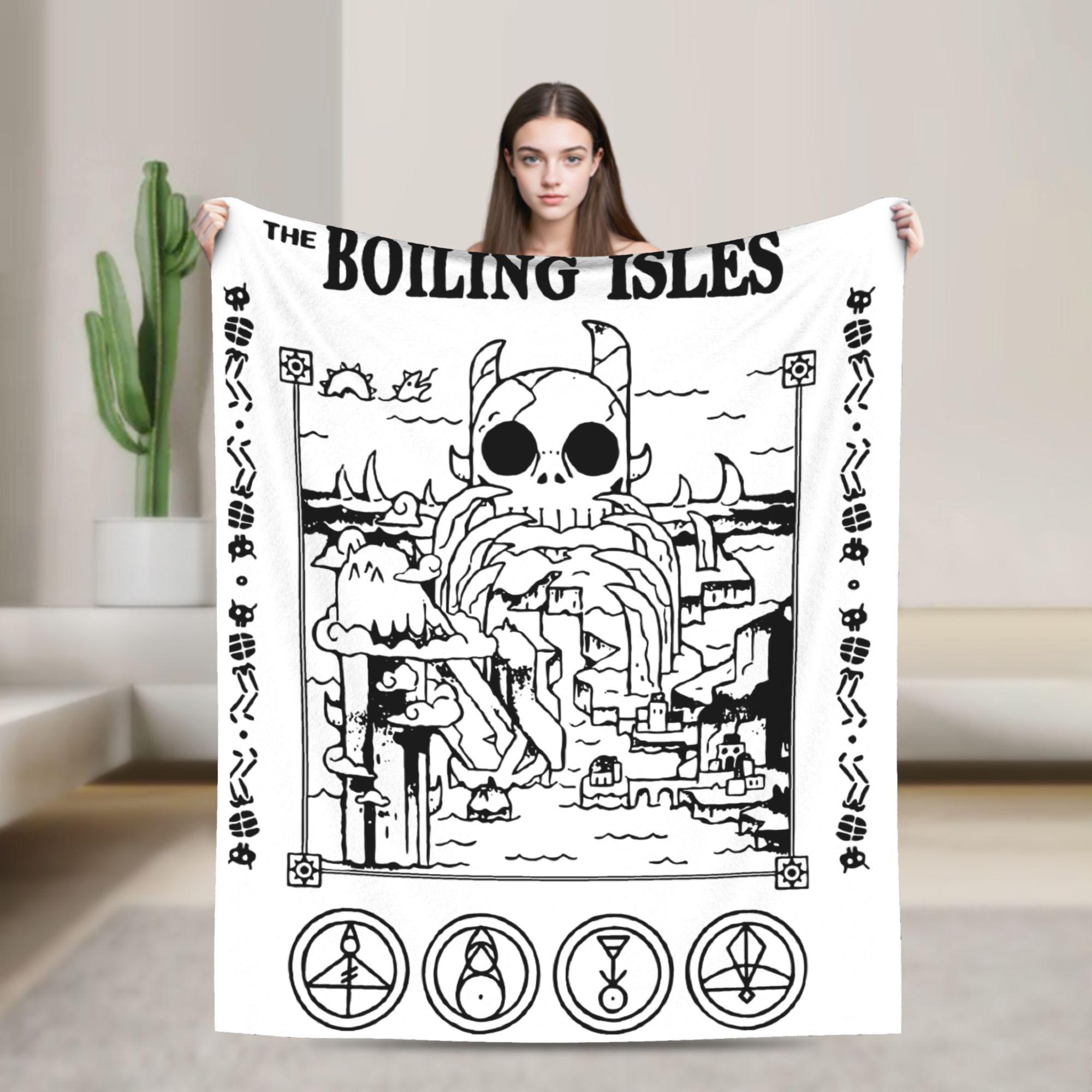 

The Owl House Hooty is My Spirit Animal Fuzzy Blankets Anime Custom Throw Blankets for Sofa Bedding Lounge 150*125cm Bedspreads 30x40in