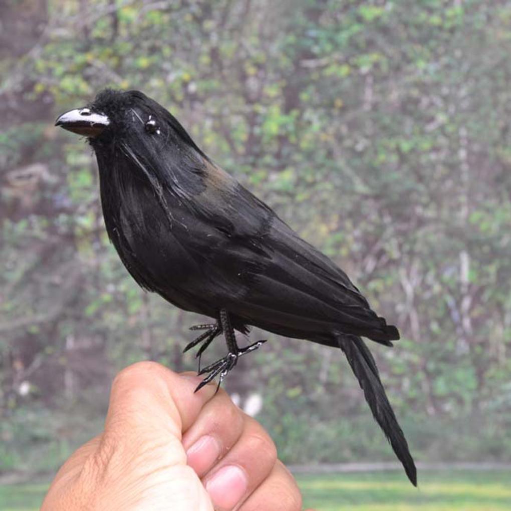 Halloween Lawn Vivid ed Bird Realistic Garden ulated Animal Wielkanocna dekoracyjna ozdoba