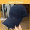 Womens Hat Distressed Washed Cotton Embroidered Letters Visor Sun Protection