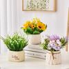 Rośliny artystyczne do dekoracji Akcesoria do dekoracji domu Wystrój pokoju Dekoracja ślubna Sztuczny kwiat Bonsai na biurko Rękodzieło