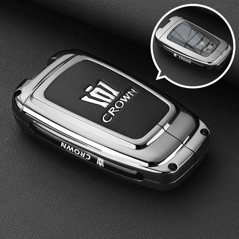 ANW1 2024 Toyota Crown Land Cruiser Key Set 14th Generation Special Product 13 Luxury Edition Automotive Parts 12 Buckle Case for Men