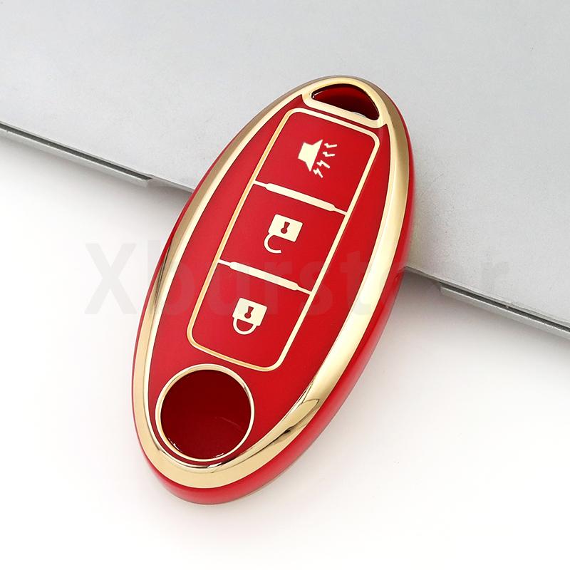 3 Buttons For Nissan Qashqai Juke J10 J11 X-Trail T32 T31 Kicks Tiida Pathfinder Note TPU Car Remote Key Case Cover Shell Fob