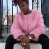 Womens Short Faux Fur Coat Long Sleeve Winter Warm Fluffy Jacket Daily Wear