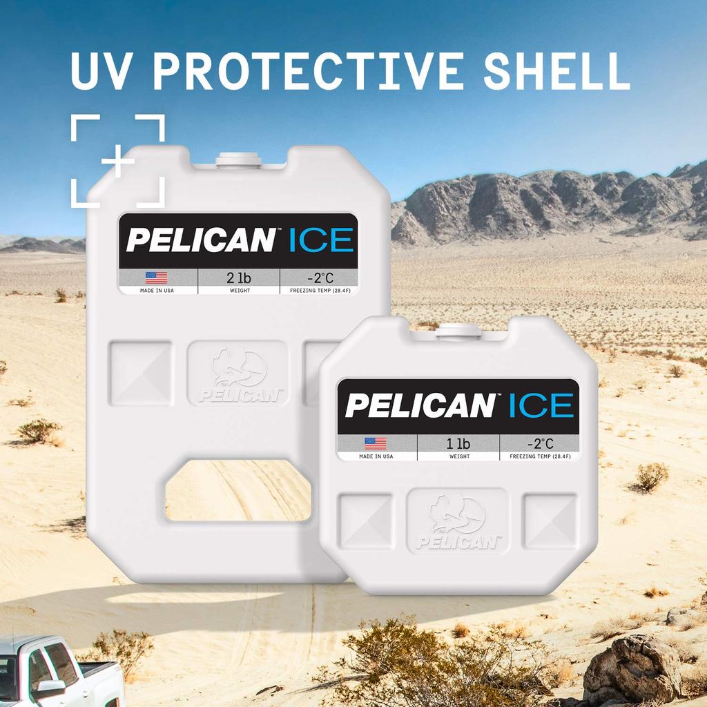 Pelican Cooler 1 Lb Ice Pack (White) PI-1lb-BLU