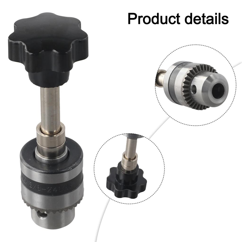 Handheld Drilling Chuck Tool with Non Slip Chuck and For Precision Design for Woodworking and DIY Applications