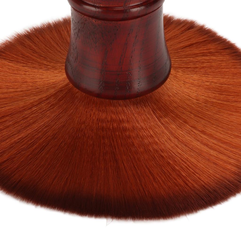 Men Beard Brush Soft Nylon Hair Wooden Handle Beard Grooming Brush for Hair Cleansing