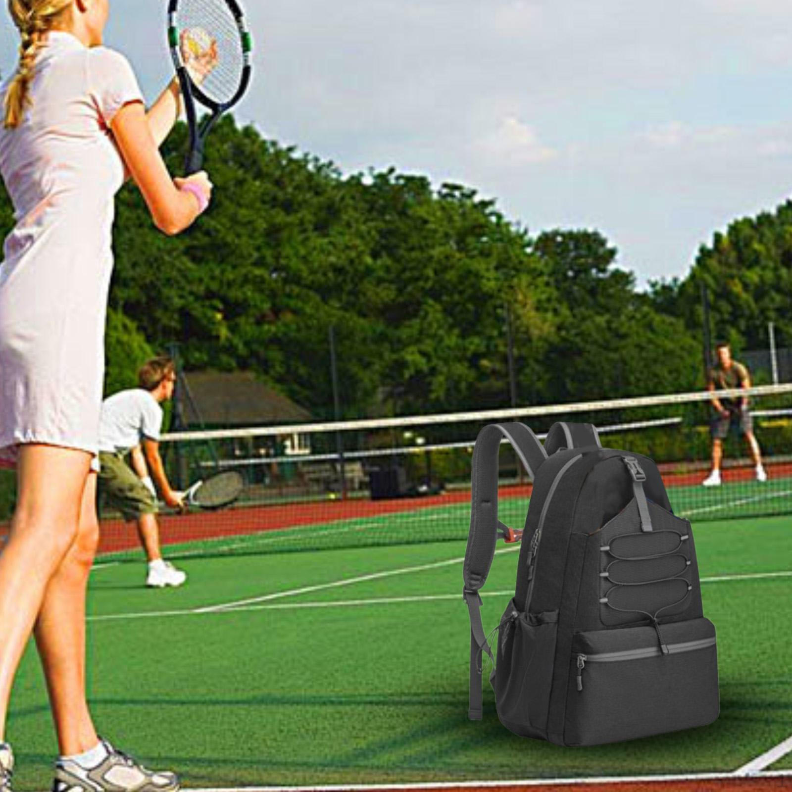 

Сумка для тенниса Pickleball для мужчин и женщин, универсальная, с отделением для обуви, легкая, для занятий спортом на открытом воздухе чёрный