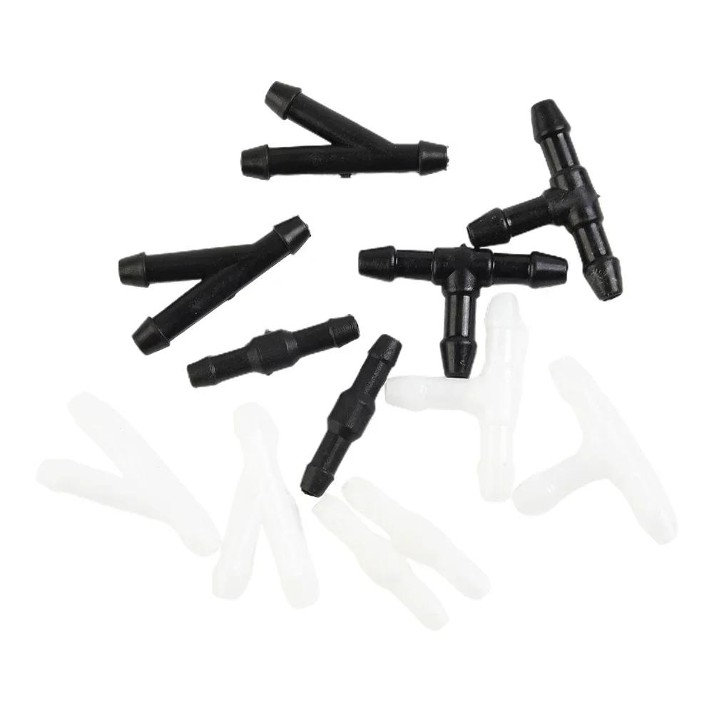 Complete Windshield Wiper Washer Nozzle Hose Kit Front And Rear Placement Suitable For Most Windscreen Washer Jet Pumps