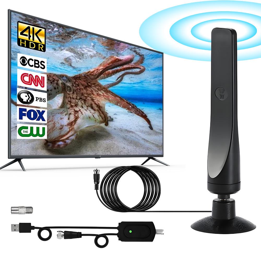 Vantuzlu Yüksek Çözünürlüklü DVB-T2 HDTV İç Mekan Dijital Anten