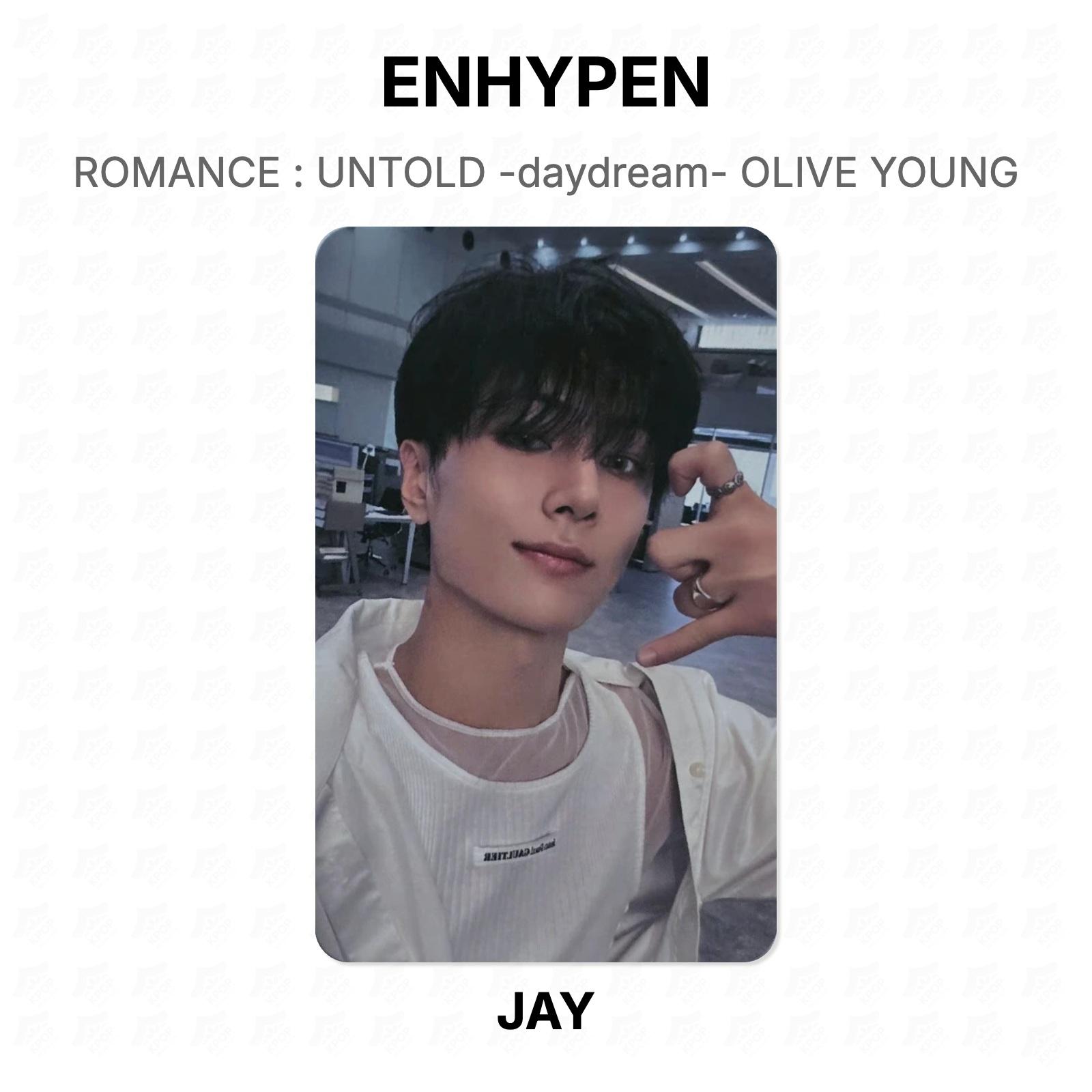 ENHYPEN ROMANCE : UNTOLD -daydream- OLIVE YOUNG Official Photocard JAY