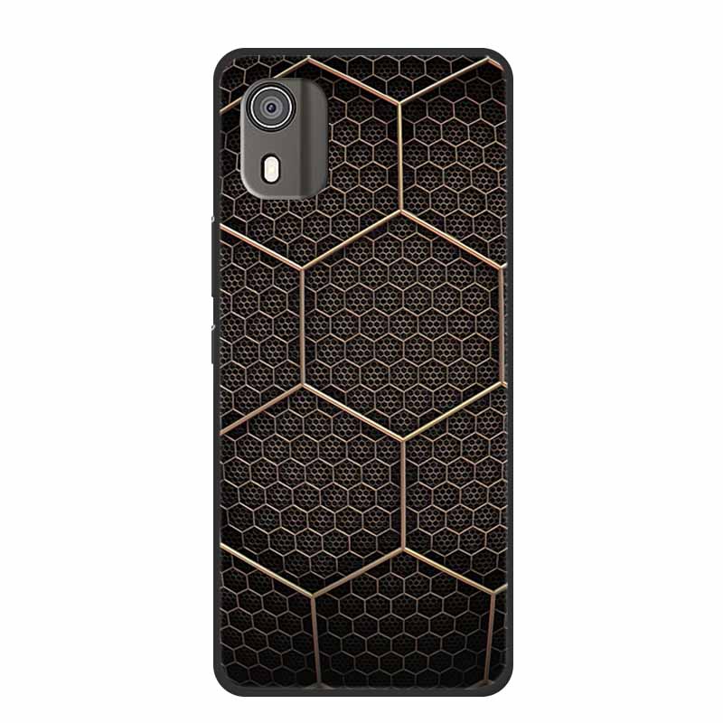 Case For Nokia C02 Luxury Soft Silicone TPU Black Phone Cover for Nokia C02 C 02 NokiaC02 Funda Lovely Shockproof Bumper Coque