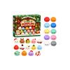 Christmas Advent Calendar Days with 3D Bun-Shaped Toys for Kids and Adults
