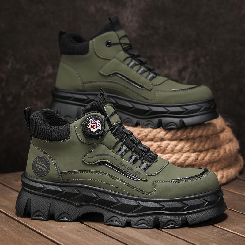 Nové pánské tenisky Prodyšné sportovní robustní běžecké boty Módní pouliční styl Chůze Tenisky Boty pro muže Trend Basketbal