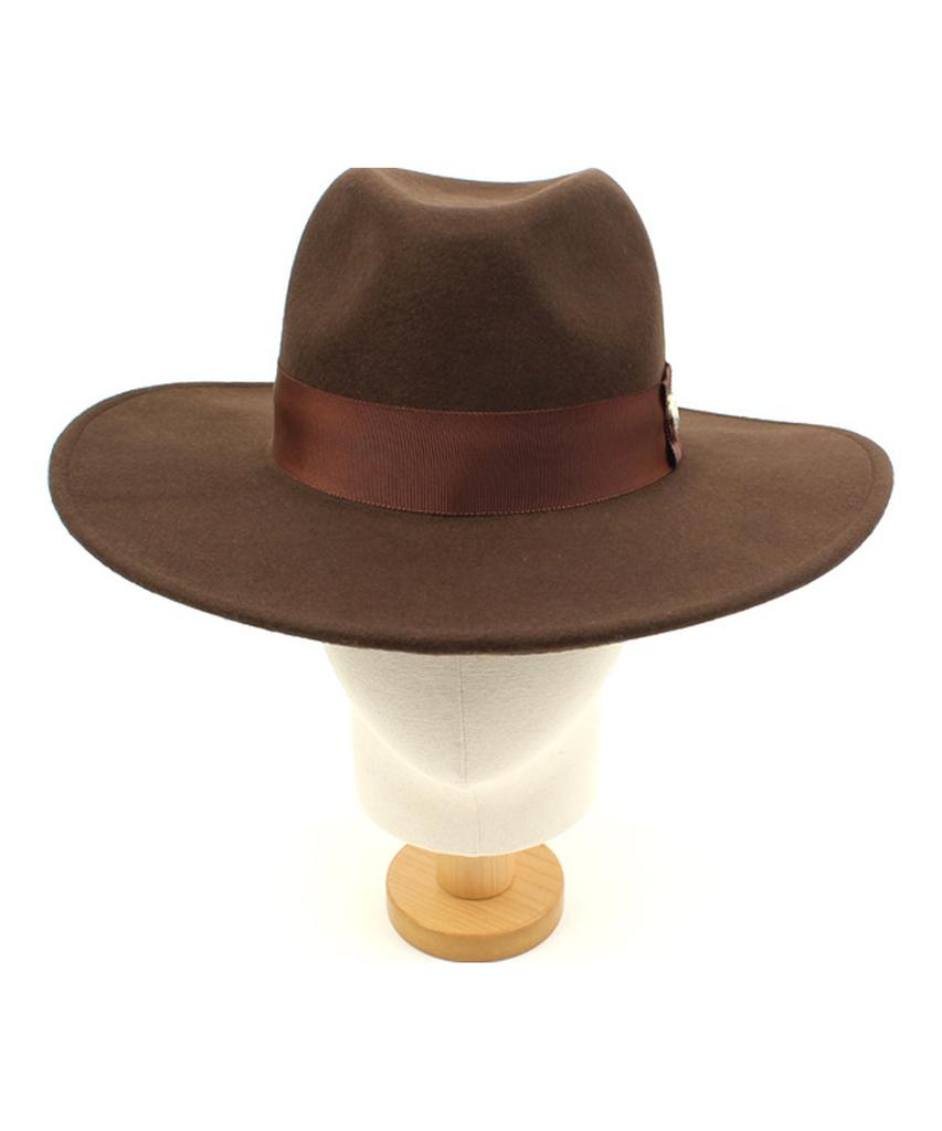 Yunibeosyeolkemiseuteuli Br Line Wool Brown Fedora