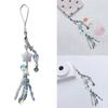 Multipurpose Artistics Beaded Phone Charm with Jellyfish Accent Accessory for School Work or Leisure Stylish Outfits