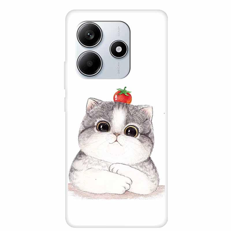 For Redmi Note 14 5G 2025 Phone Case Clear Transparent Edge TPU Silicone Soft Back Cover Case For Redmi Note 14 Case Coque Funda
