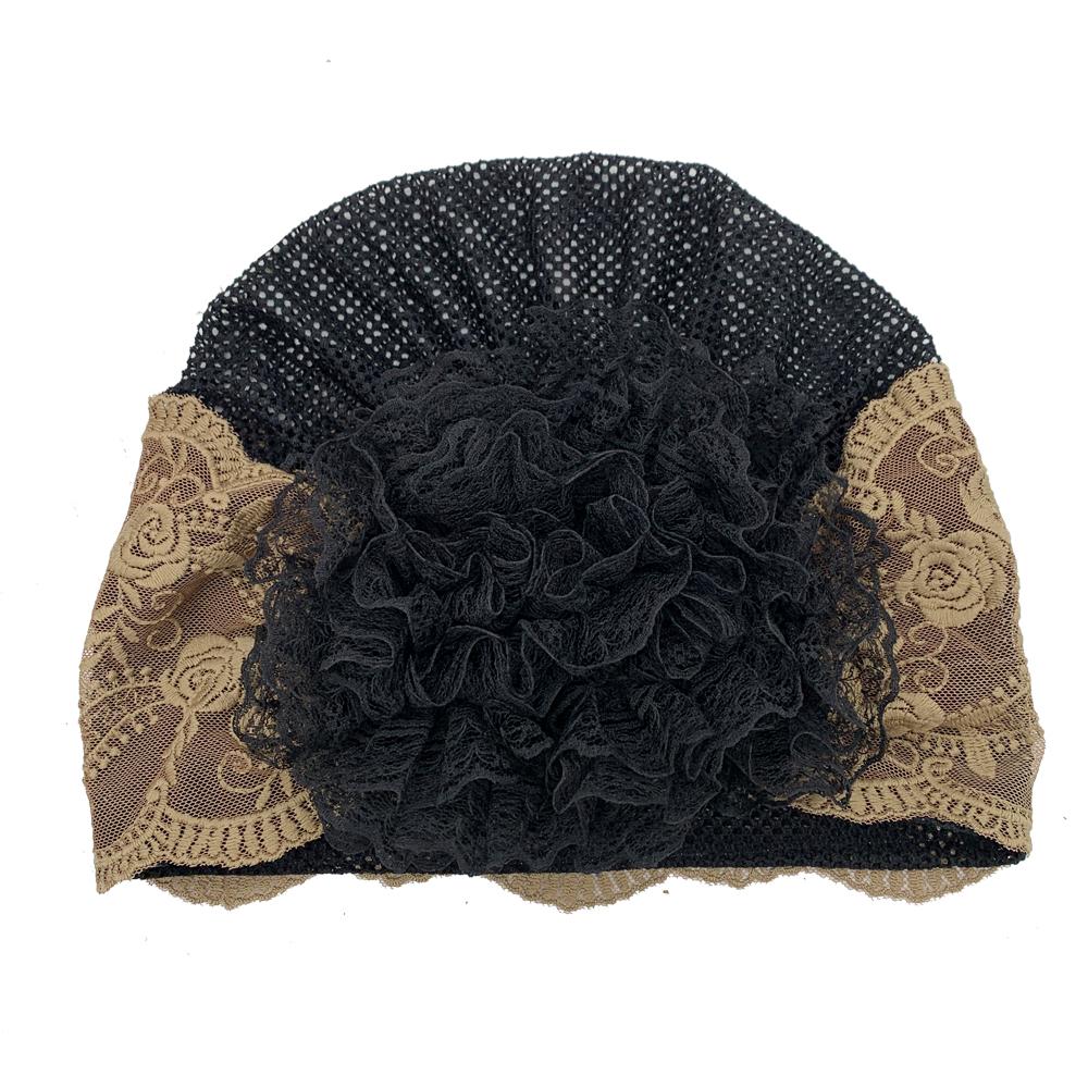 Chapeau sous-foulard Musulman Chapeaux pour Chimiothérapie Cancer Turban Femme Broderie Casquette Turban Pour Femmes Été Respirant Bandeaux pour la tête Bonnet
