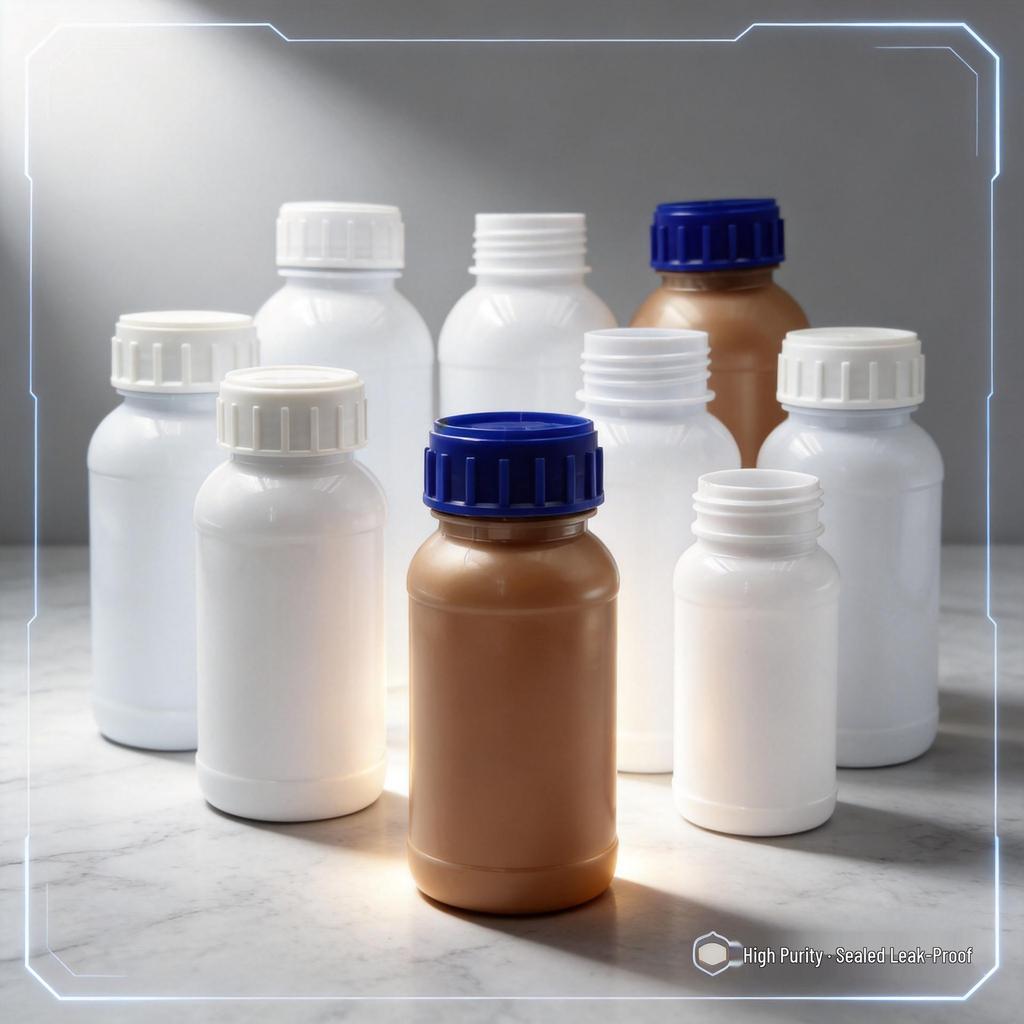 Leak-Proof PET 500ml Wide Mouth Pesticide Dispensing Bottle