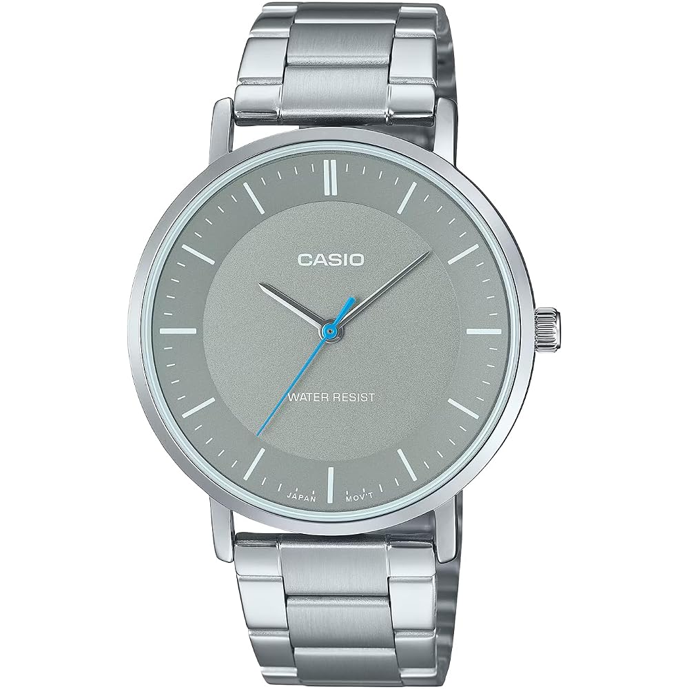 [Casio] CASIO Quartz Men s Watch MTP-VT04D-8E Moss Gray Metallic Metal Band Overseas Model [Parallel Import]