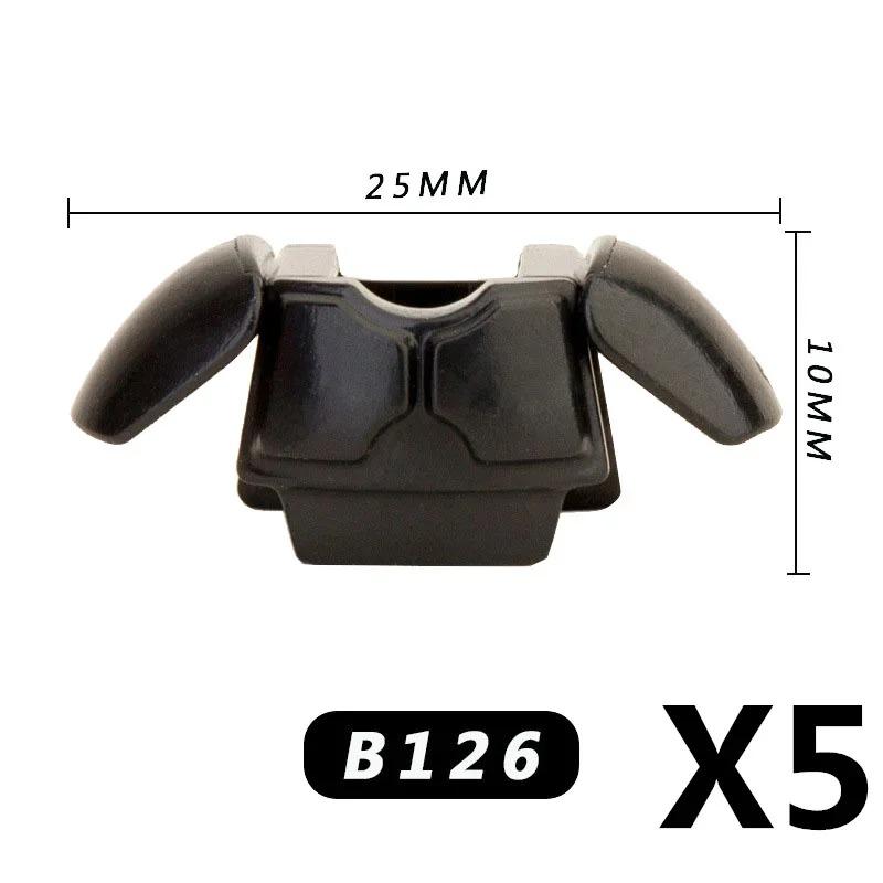 Vojenské stavební kostky Hvězdný film Vojenské figurky Války Zbraně Zbraně Vybavení Příslušenství Pláště Sekery Helmy Brnění Mini kostka