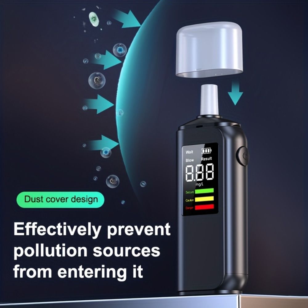 Accuracy Breathalyzer Analyzer LED Digital Display Portable Blow Breathalyzer Car Accessories
