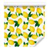 Lemon Yellow and White Wallpaper for Living Room and Bedroom 50x1000