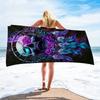 Totenkopf Strandtuch, Super Saugfähiges Schnelltrocknendes Badetuch, Leicht Geeignet Für Strand Schwimmen Outdoor Camping Reisen