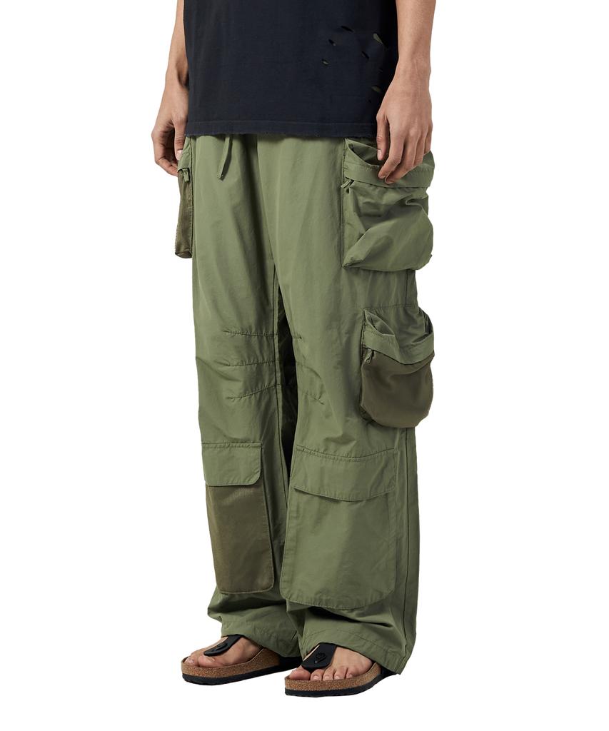 BIG UNION Mesh Cargo Pants / Khaki