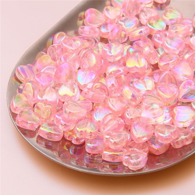 Acrylic Plated Color Beads for DIY Jewelry: Earrings, Bracelets, and Accessories.