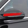ELSUM1 2pcs Car Stripe Racing Strips Rear View Mirror 3D Stickers for Tesla Model 3 2021 S X Y Coil Mod WYE K80 Style Roadster Hub Caps