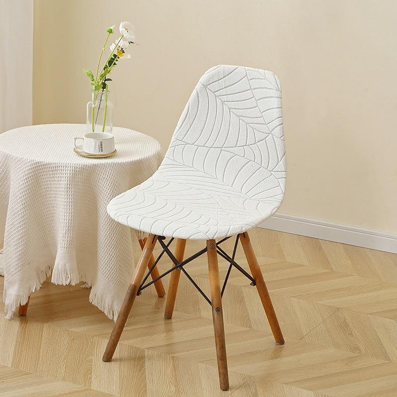 

Чехол для стула New Leaf для дома, отеля, ресторана, обеденного стула, чехол для стула Eames Shell, пылезащитный чехол для стула Leaf 45cm красный