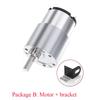 JGB37-520 DC 12V 24V Untersetzungsgetriebemotor Hohes Drehmoment Hohe Leistung 15kg 7RPM-960RPM 520 Getriebemotor Umgekehrter Motor
