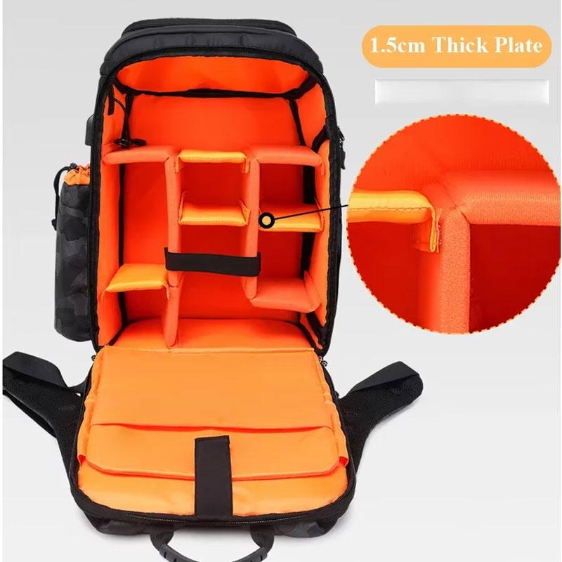 Slr Camera Backpack, All-in-one Multifunctional Bag For Dslr, Drone, Laptop And Stabilizer|travel & Shooting Mission Gear For Photographers