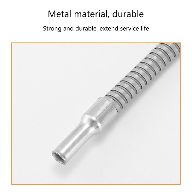 Biegsamer Einfülltrichter aus korrosionsbeständigem Stahl mit Filter, geeignet für Auto-, Motorrad-, Öl- und Dieselkraftstoffe