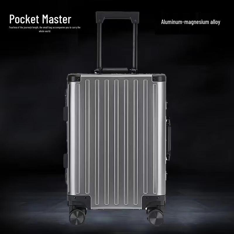 Douxiaozhu Aluminum Magnesium Alloy Spinner Luggage 20 inch