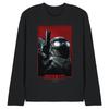 Spider-Noir Unisex Adult Comic Cover Ringspun Cotton Long-Sleeved T-Shirt