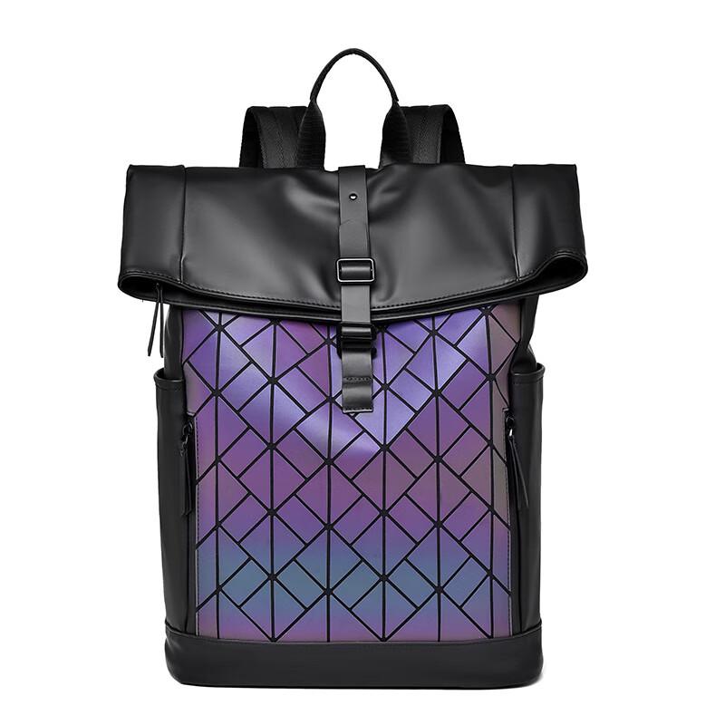 REWELL Men's Geometric Rhombus Fashion Backpack