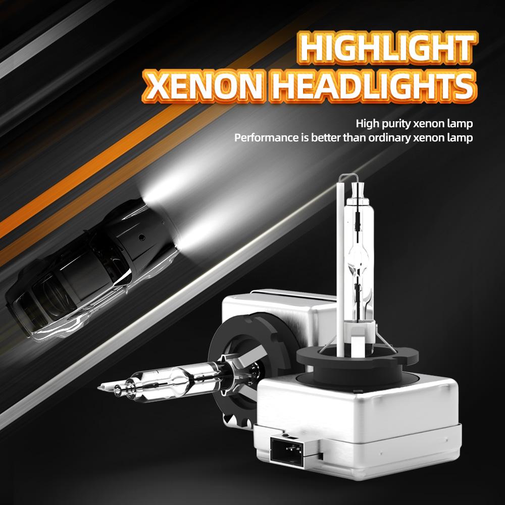 Xenon Bulbs for Motor Vehicles 6000K Bright White, Quick 5-Minute Install, No Battery Required, Fits Selected Models (2 Pack)