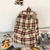 Schoolbag schoolbag female college student fashion new autumn and winter, Japanese ins style retro large-capacity junior high school backpack