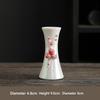 Hand-sculpted flower ceramic vase, ceramic hand-sculpted flower vase, desktop dried flower arrangement decoration