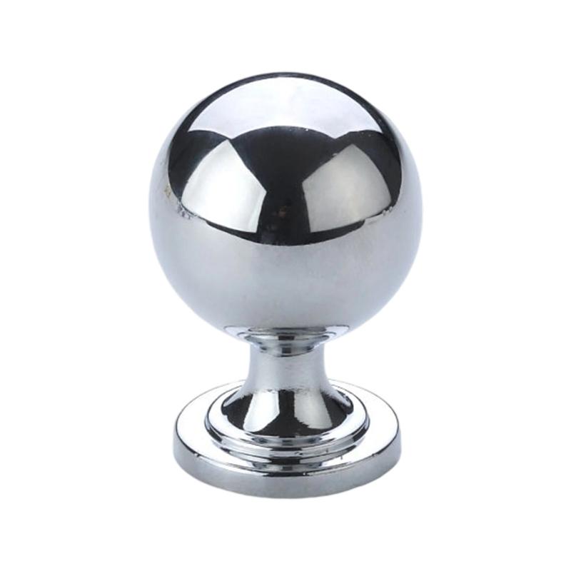 6Pcs Drawer Pulls Zinc Alloy Dressers Knob Cupboard Handle Modern Furniture Handle Round Ball Bedside Cabinet Pull