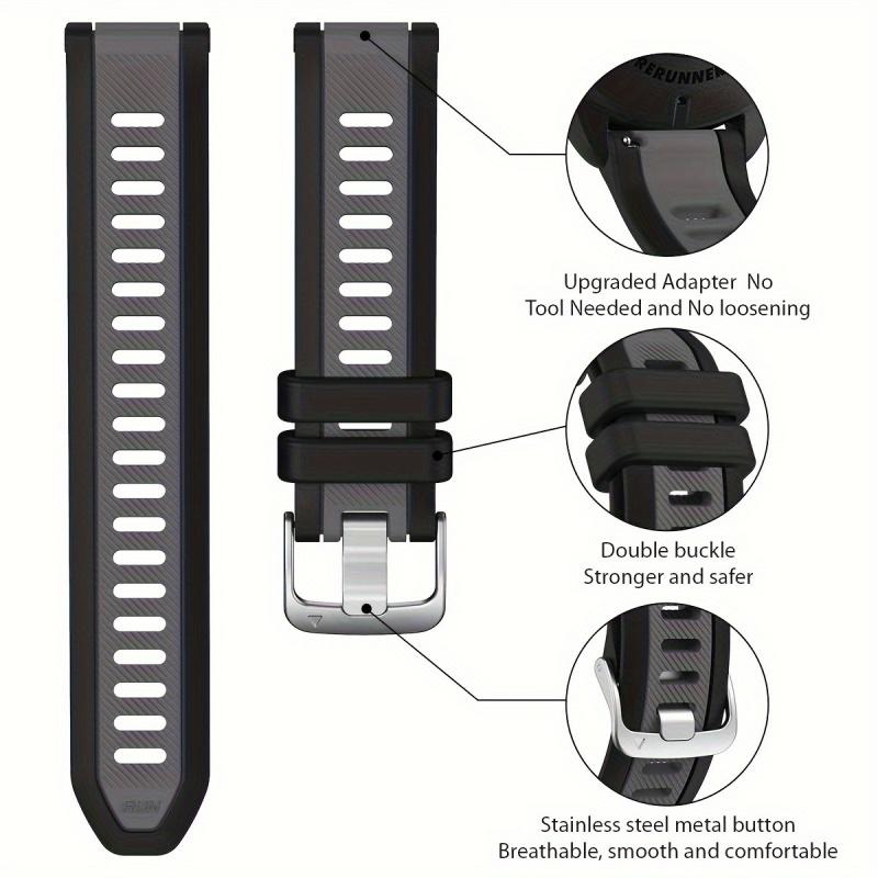 Quick Release 20mm Band For Garmin Forerunner55/Vívoactive 5/(Forerunner 165/245/645 Music)/Vivoactive 3 Music