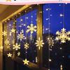 Romantic Starry Sky LED Snowflake String Lights for Room & Dorm Decor