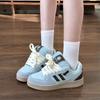 Niche original platform lake blue bread shoes new versatile student lightweight casual skateboard shoes women